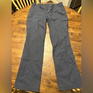 Duluth Trading Co Blue-Gray Straight Leg Pants